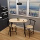 2 Person Table Set Kitchen Table Chair Set Pinewood 1100