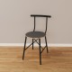 Kitchen Chair Garden Chair Armchair Black 1104