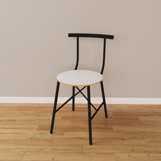 Demounted Garden Kitchen Chair White 1105
