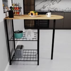 Mutfak Bar Masa 2 Kişilik Mutfak Masası Atlantik Çam 1310