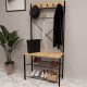 Wide Metal Coat Rack, Clothes Hanger, Cloakroom, Shoe Rack 1301 Wide Metal Coat Rack, Clothes Hanger, Cloakroom, Shoe Rack 1301