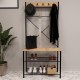 Wide Metal Coat Rack, Clothes Hanger, Cloakroom, Shoe Rack 1301 Wide Metal Coat Rack, Clothes Hanger, Cloakroom, Shoe Rack 1301