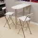 Kitchen Bar Table Chair Set Folding Bar Chair 2 Person Kitchen Table White 1296