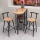 Kitchen Bar Table Chair Set Folding Bar Chair 2-Person Kitchen Table Atlantic Pine 1311 Kitchen Bar Table Chair Set Folding Bar Chair 2-Person Kitchen Table Atlantic Pine 1311