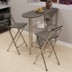 Kitchen Bar Table Chair Set Folding Bar Chair 2-Person Kitchen Table Gray 1297 Kitchen Bar Table Chair Set Folding Bar Chair 2-Person Kitchen Table Gray 1297