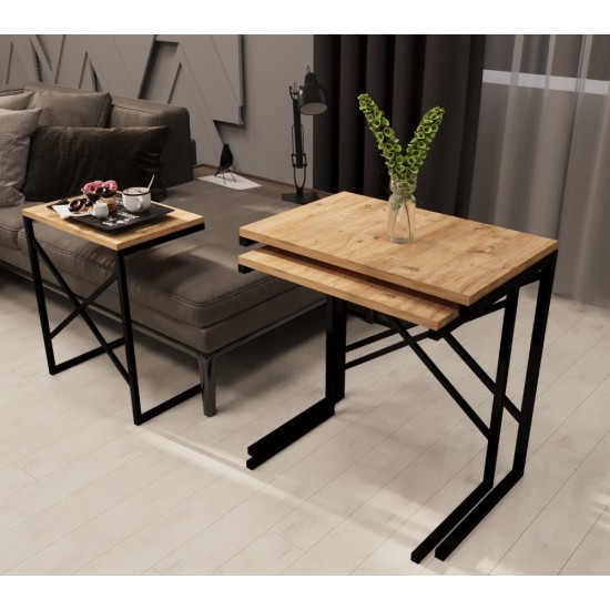 3 Nesting Nesting Table Metal Table Atlantic Pine 1291 3 Nesting Nesting Table Metal Table Atlantic Pine 1291