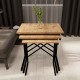3 Nesting Nesting Table Metal Table Atlantic Pine 1291 3 Nesting Nesting Table Metal Table Atlantic Pine 1291