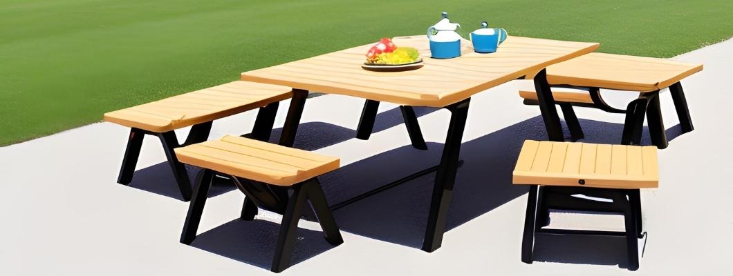 Picnic Pleasure in Nature: Comfort and Elegance with Picnic Table Chair Sets!