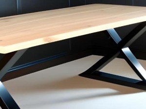 Modern X Ayaklı Masa