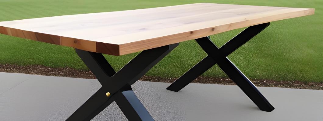Kitchen Table with X Legs