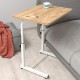 Tilt and Height Adjustable Laptop Stand Breakfast Study Computer Office Dining Table Metal Leg