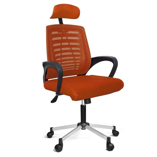 Carizma Mesh Manager Chair Metallic Gray Painted Leg