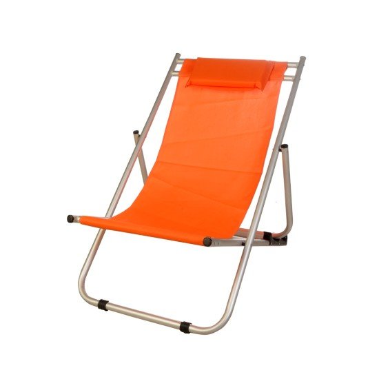 Folding Stage Chaise Lounge Folding Chair Folding Chaise Lounge Orange