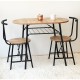 2 Person Table Set Kitchen Table Chair Set Pinewood 1100