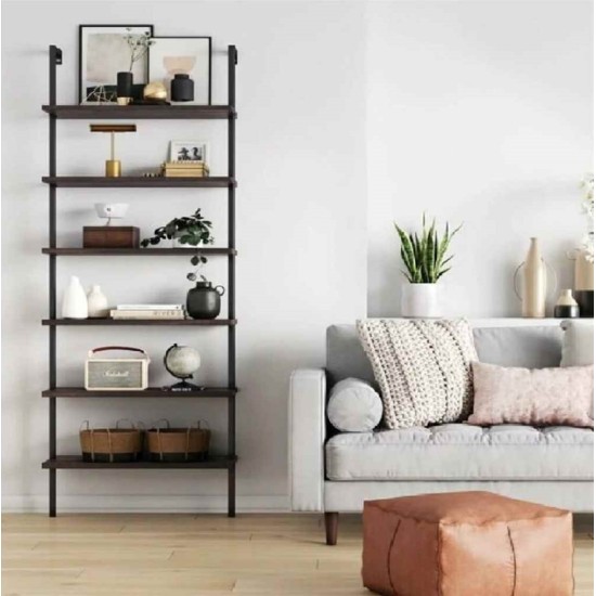 Bookshelf Wall Shelf Metal Bookshelf Furniture 6-Layer 1073