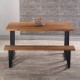 Kitchen Table Dining Table Wood Table Bench 1066