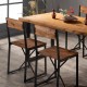 Living Room Table 4 Seater Kitchen Dining Table Chair Set Wooden 1067