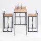 Bar Table Chair Bistro Dining Table Chair Set Gzl 1039