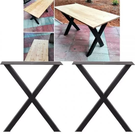 Ağaç Masa Kütük Masa Ayağı Metal Çapraz Ayak 1061 Ağaç Masa Kütük Masa Ayağı Metal Çapraz Ayak 1061