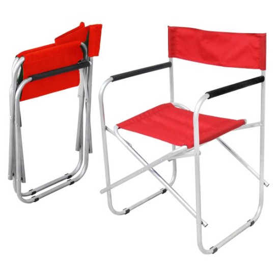 Garden Beach Chair Director Chair Picnic Chair Red 1070