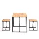 Kitchen Stool Kitchen Table Set for 2 People 1020