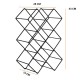 Decorative Wire Wine Rack with 8 Shelves 1279