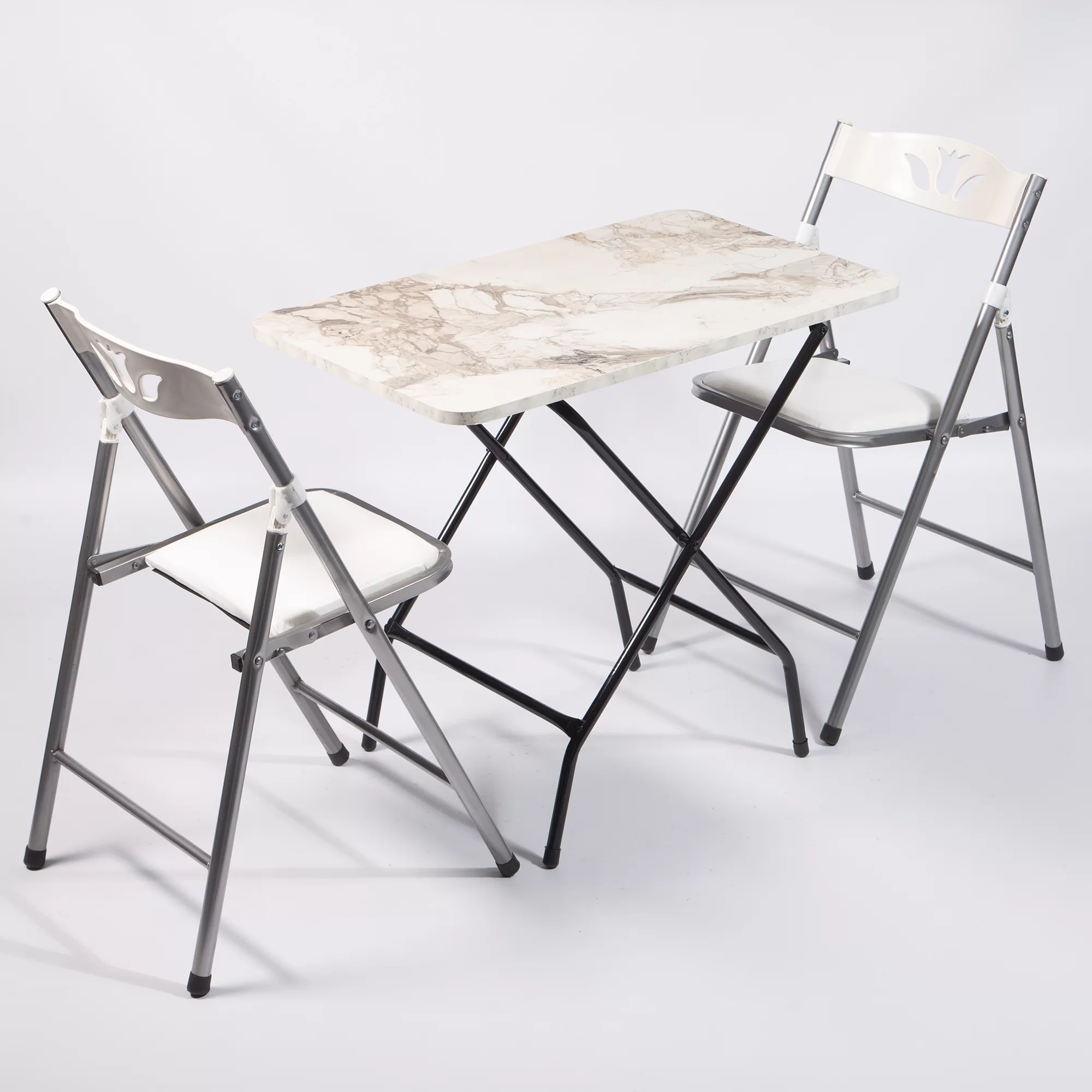 Marble folding online tray table