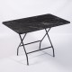 70x110 Black Marble Patterned Folding Table Crush Kitchen Table 1119