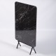 50x80 Black Marble Patterned Folding Table Crush Kitchen Table 1121