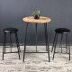 Atlantic Pine Upholstered Black Bar Stool Set Table Kitchen Oval 2 Person Dining Table 1249 Atlantic Pine Upholstered Black Bar Stool Set Table Kitchen Oval 2 Person Dining Table 1249