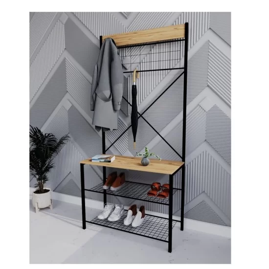 Geniş Metal Portmanto, Elbise Askılığı, Vestiyer, Ayakkabılık 1301 Geniş Metal Portmanto, Elbise Askılığı, Vestiyer, Ayakkabılık 1301