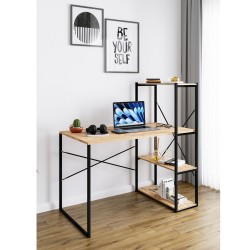 Kitaplıklı Çalışma Masası Bilgisayar Ofis Masası 1003 Kitaplıklı Çalışma Masası Bilgisayar Ofis Masası 1003