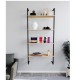 Wall Shelf Metal Bookshelf Furniture 4-Storey 1072