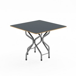 Katlanır Yemek Masası Kırma Masa Füme Kare 1078