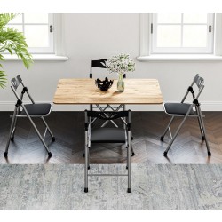 60x90 Atlantik Çam Katlanır Masa ve 4 Adet Sandalye Seti 1126 60x90 Atlantik Çam Katlanır Masa ve 4 Adet Sandalye Seti 1126