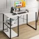 Çalışma Masası Raflı Ofis Laptop Bilgisayar Masası Beyaz 1180 Çalışma Masası Raflı Ofis Laptop Bilgisayar Masası Beyaz 1180