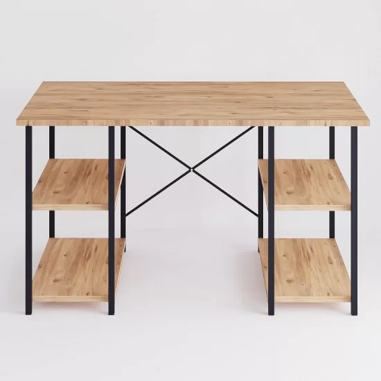 4 Raflı Çalışma Masası Çam 60x120 4 Raflı Çalışma Masası Çam 60x120