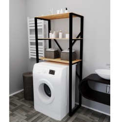 Çamaşır Makinesi Üstü Düzenleyici Raf Banyo Dolabı Rafı Makina Üstü Dolap Raf Çam Çamaşır Makinesi Üstü Düzenleyici Raf Banyo Dolabı Rafı Makina Üstü Dolap Raf Çam