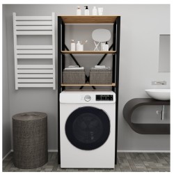 Çamaşır Makinesi Üstü Düzenleyici Raf Banyo Dolabı Rafı Makina Üstü Dolap Raf Çam Çamaşır Makinesi Üstü Düzenleyici Raf Banyo Dolabı Rafı Makina Üstü Dolap Raf Çam