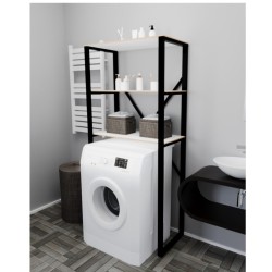 Çamaşır Makinesi Üstü Düzenleyici Raf Banyo Dolabı Rafı Makina Üstü Dolap Raf Beyaz Çamaşır Makinesi Üstü Düzenleyici Raf Banyo Dolabı Rafı Makina Üstü Dolap Raf Beyaz