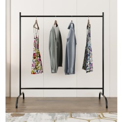 Konfeksiyon Askısı Ayaklı Askılık Elbise Askılığı Siyah Konfeksiyon Askısı Ayaklı Askılık Elbise Askılığı Siyah