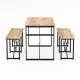 Masa Takımı Bench Bank Masa Seti 120x60 Masa Mutfak Masası Yemek Masası 1224 Masa Takımı Bench Bank Masa Seti 120x60 Masa Mutfak Masası Yemek Masası 1224