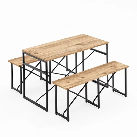 Masa Takımı Bench Bank Masa Seti 120x60 Masa Mutfak Masası Yemek Masası 1224 Masa Takımı Bench Bank Masa Seti 120x60 Masa Mutfak Masası Yemek Masası 1224