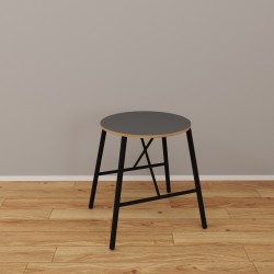 Tabure Sandalye Mutfak Sandalyesi Füme 1236  Tabure Sandalye Mutfak Sandalyesi Füme 1236