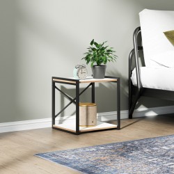 Çok Amaçlı Komodin Metal Ayaklı Raflı Sehpa Beyaz 1383 Çok Amaçlı Komodin Metal Ayaklı Raflı Sehpa Beyaz 1383