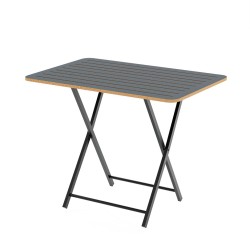 Katlanır 4 Kişilik Bahçe Masası Bistro Masa 55x90 Füme 1426 Katlanır 4 Kişilik Bahçe Masası Bistro Masa 55x90 Füme 1426
