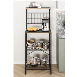 Çok Amaçlı Dolap Mutfak Bango Masa Dar Füme 1438 Çok Amaçlı Dolap Mutfak Bango Masa Dar Füme 1438