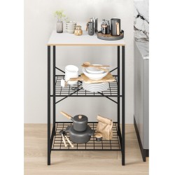 Çok Amaçlı Mutfak Rafı Bangosu Masa Dar Beyaz 1443 Çok Amaçlı Mutfak Rafı Bangosu Masa Dar Beyaz 1443