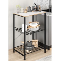 Çok Amaçlı Mutfak Rafı Bangosu Masa Dar Beyaz 1443 Çok Amaçlı Mutfak Rafı Bangosu Masa Dar Beyaz 1443