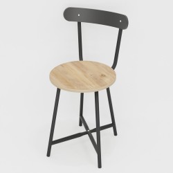 Balkon Sandalyesi Mutfak Salon Bahçe Sandalye Çam 1469 Balkon Sandalyesi Mutfak Salon Bahçe Sandalye Çam 1469